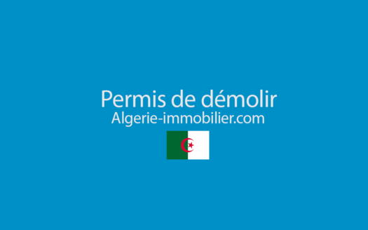 Permis de démolir en Algérie