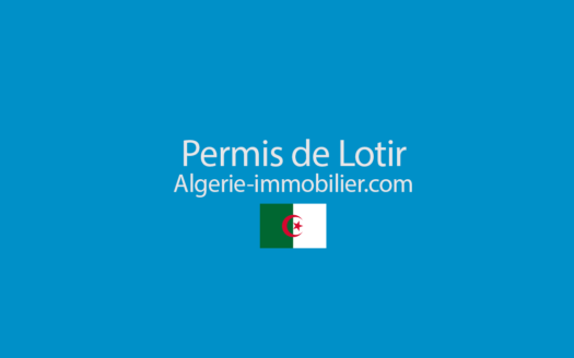 Permis de lotir en Algérie